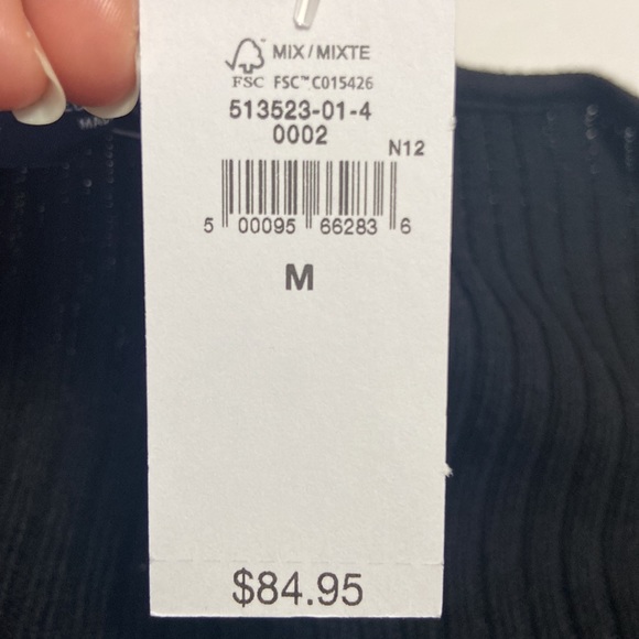 NWT Gap Ribbed knit Sweetheart Neckline Sweater - Picture 7 of 7